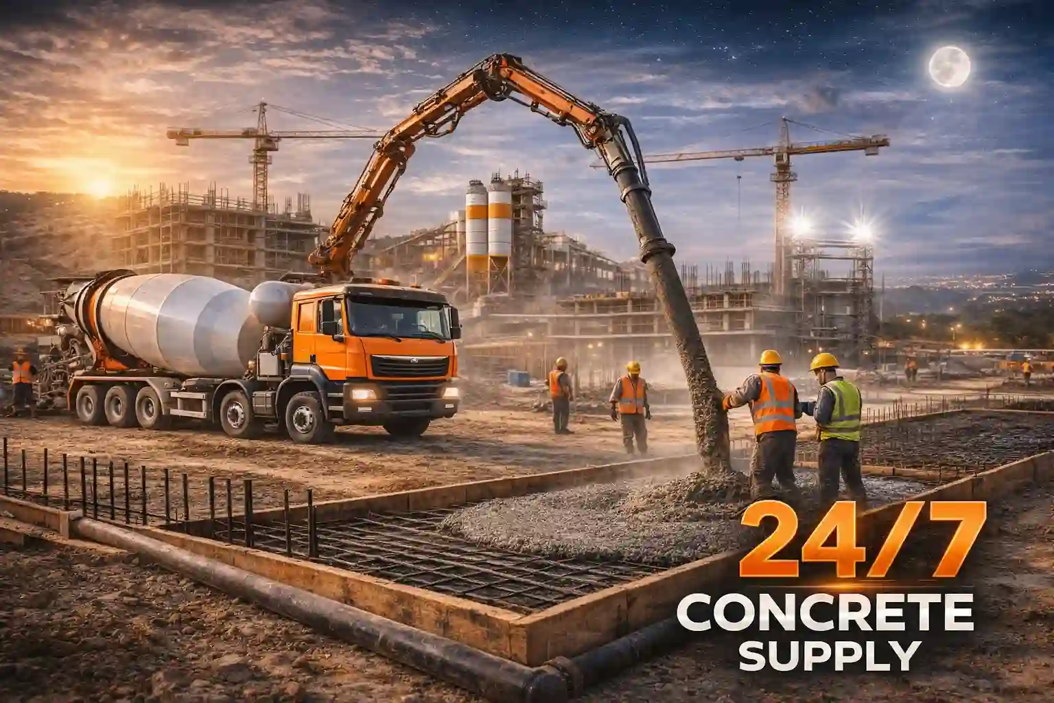 24/7 Concrete Supply Service